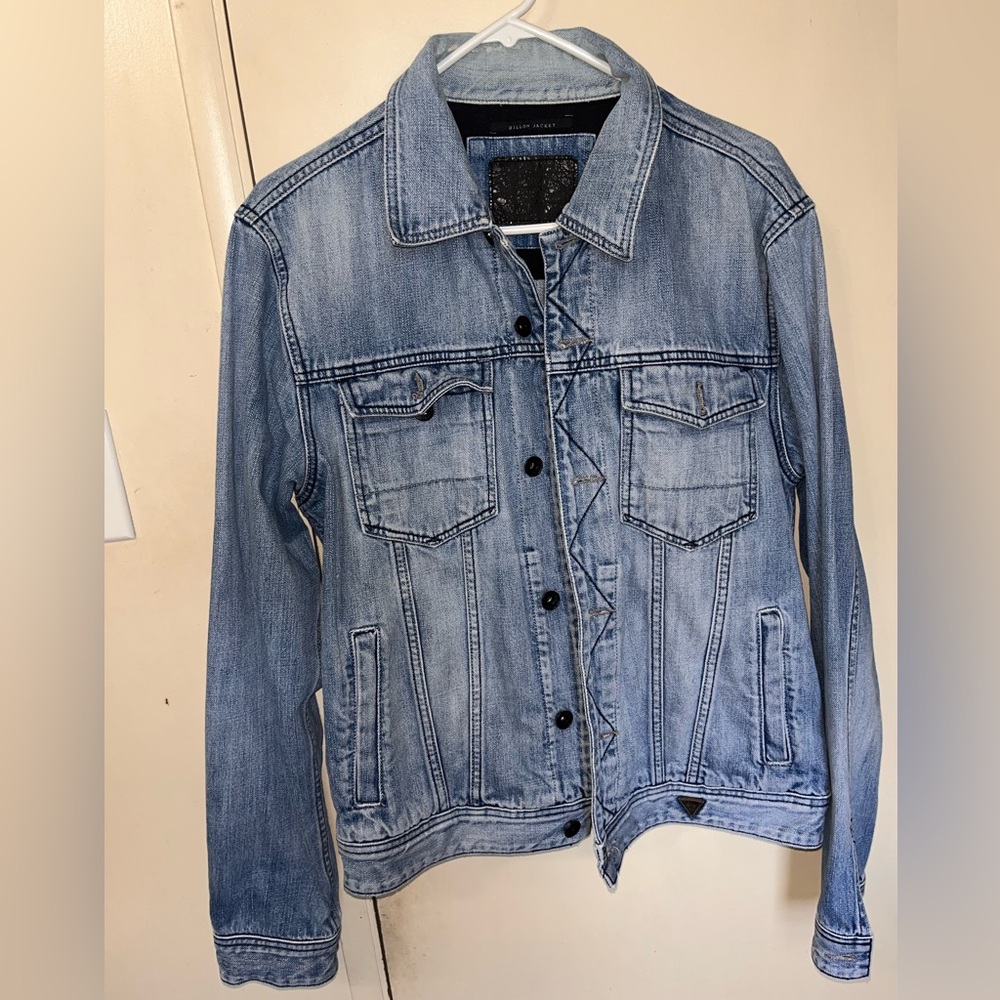MAKE OFFER: Guess Light Blue Denim Dillon Jacket